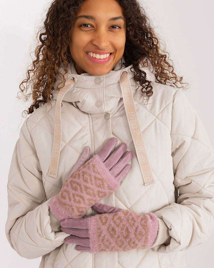 Chic Floral Touchscreen Winter Gloves