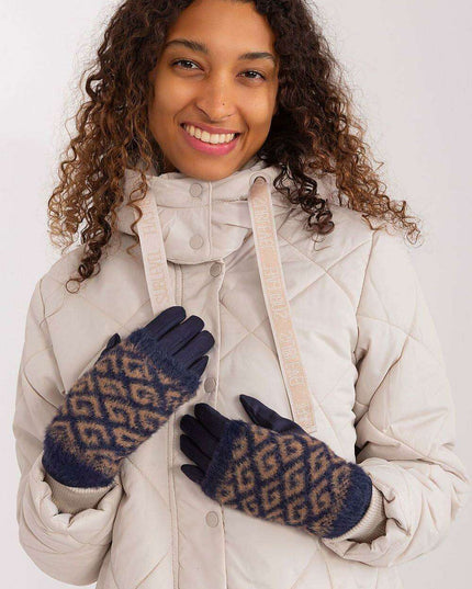 Chic Floral Touchscreen Winter Gloves