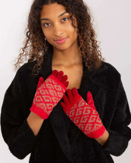 Chic Floral Touchscreen Winter Gloves