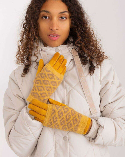 Chic Floral Touchscreen Winter Gloves