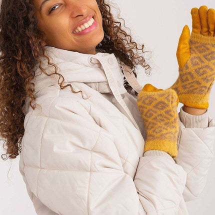 Chic Floral Touchscreen Winter Gloves
