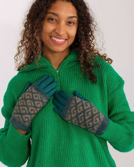 Chic Floral Touchscreen Winter Gloves