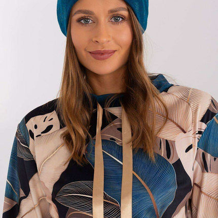 Glamorous Rhinestone-Embellished Cashmere Winter Beanie Hat