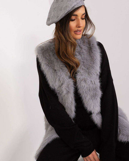 Glamorous Rhinestone-Embellished Knit Beret