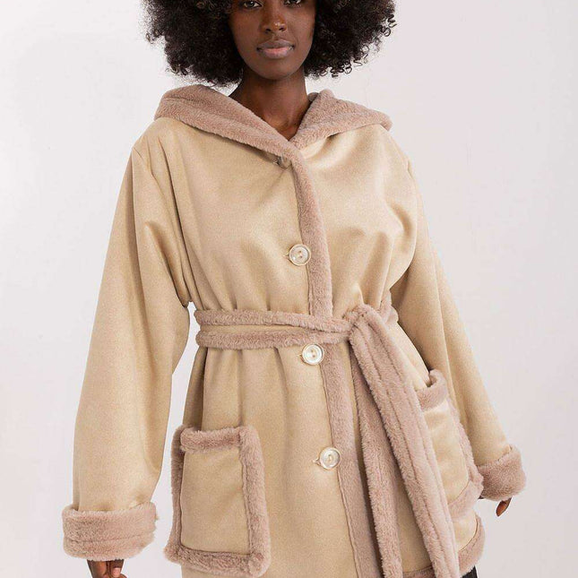 Winter Chic Cotton Hooded Jacket