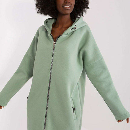Sporty Elegance Hooded Pullover Sweatshirt