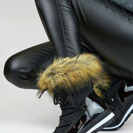 Cozy Faux Fur-Lined Winter Boots for Women