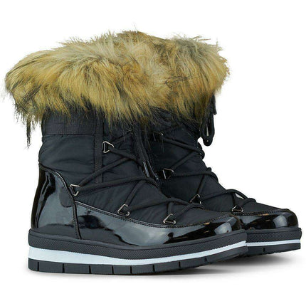 Cozy Faux Fur-Lined Winter Boots for Women