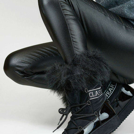 Blizzard Chic Faux Fur Winter Boots