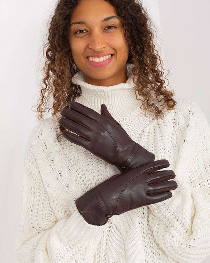 Sophisticated Floral Embroidered Touchscreen Gloves for Women