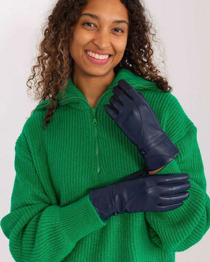 Sophisticated Floral Embroidered Touchscreen Gloves for Women