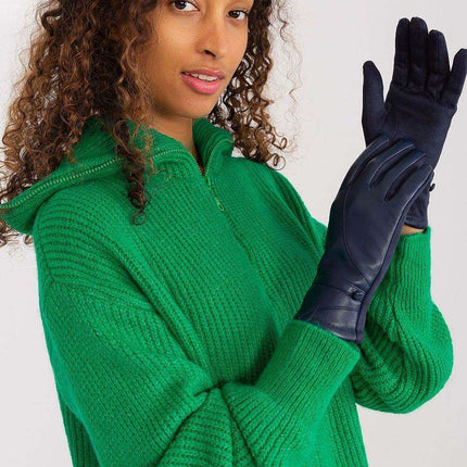 Sophisticated Floral Embroidered Touchscreen Gloves for Women