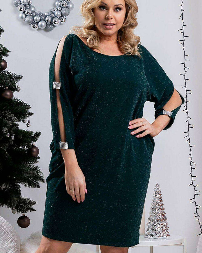 Karko Elegant Plus Size Martina Dress - Stylish XXL Women's Attire