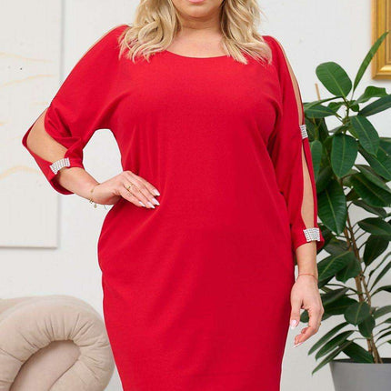 Karko Elegant Plus Size Martina Dress - Stylish XXL Women's Attire