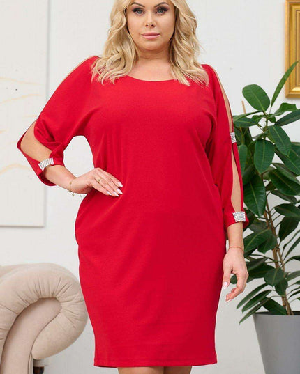 Karko Elegant Plus Size Martina Dress - Stylish XXL Women's Attire