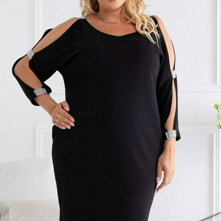 Karko Elegant Plus Size Martina Dress - Stylish XXL Women's Attire