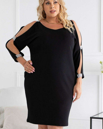 Karko Elegant Plus Size Martina Dress - Stylish XXL Women's Attire