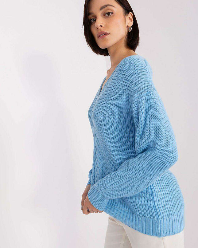 Elegant Textured Knit Jumper - A Must-Have for Women's Fashion