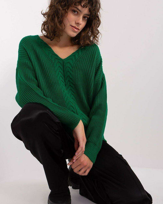 Elegant Textured V-Neck Sweater