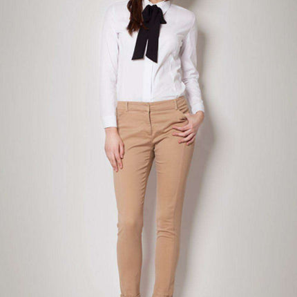 Refined Bow Tie Detail Long Sleeve Shirt for Timeless Elegance