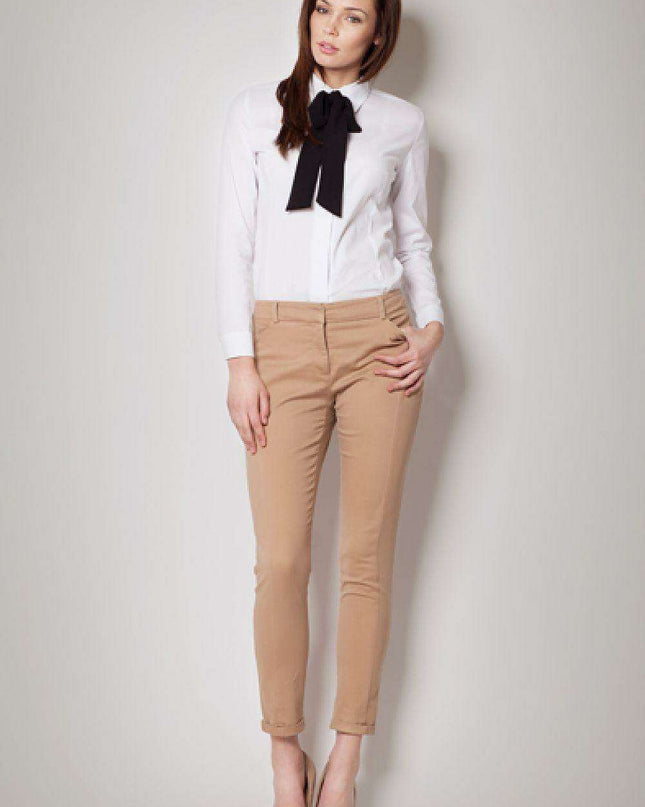 Refined Bow Tie Detail Long Sleeve Shirt for Timeless Elegance