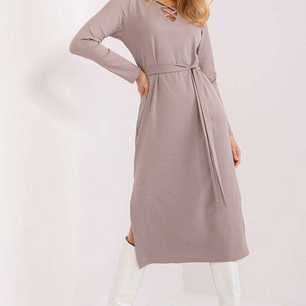 Chic Ribbed Daily Dress
