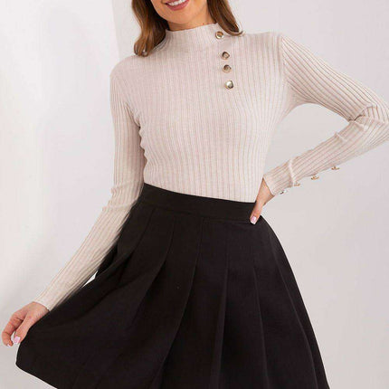 Sophisticated Flared Cotton Skirt