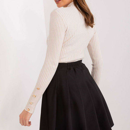 Sophisticated Flared Cotton Skirt
