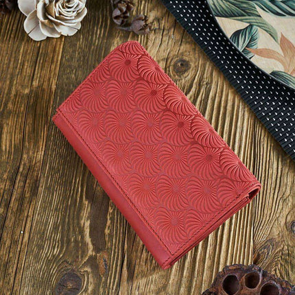 Galanter Chic Geometric Patterned Leather Wallet for Women