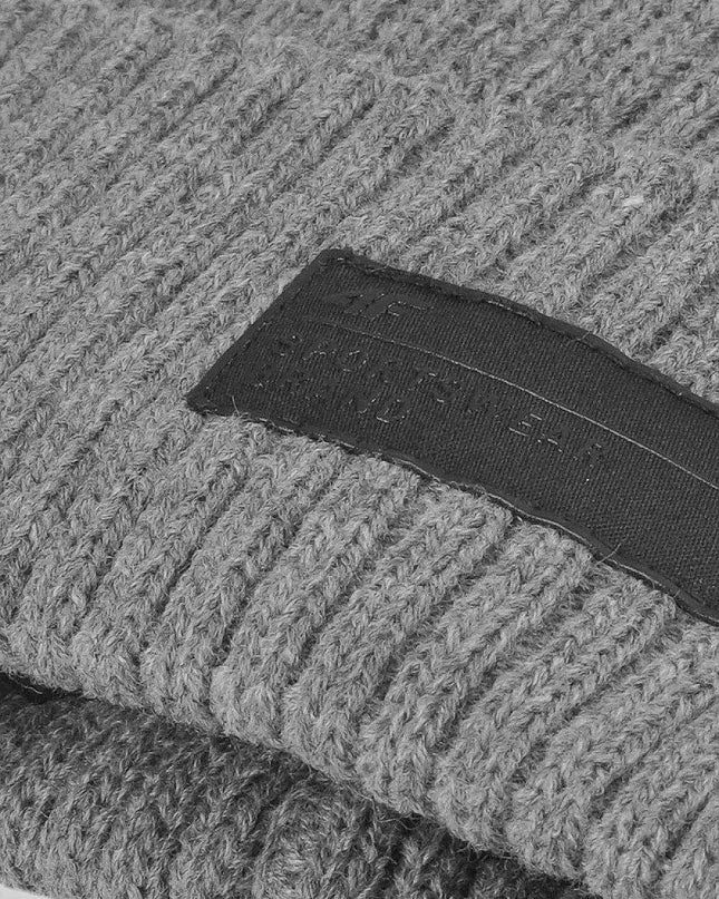 Thinsulate-Lined Men's Beanie by 4F - Chic Winter Must-Have