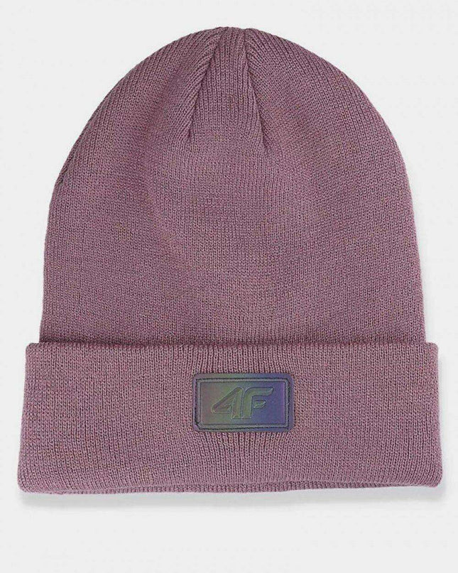 Chic and Cozy: 4F Acrylic Knit Beanie for Cold Weather Comfort