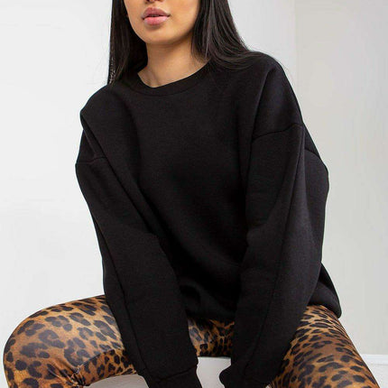 Chic Cotton Blend Women's Relaxed Fit Sweatshirt