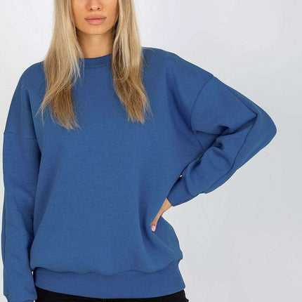 Chic Cotton Blend Women's Relaxed Fit Sweatshirt