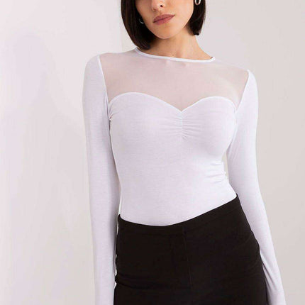 Chic Ribbed Viscose Blend Top