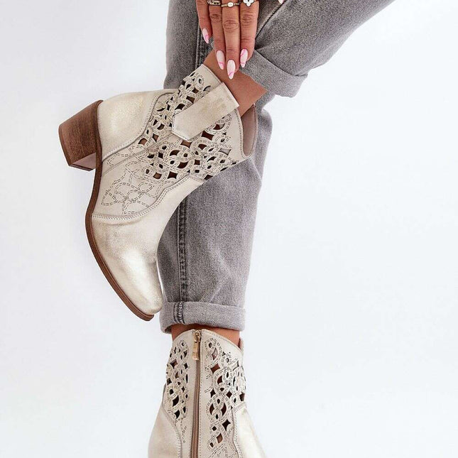 Heel boots model 191863