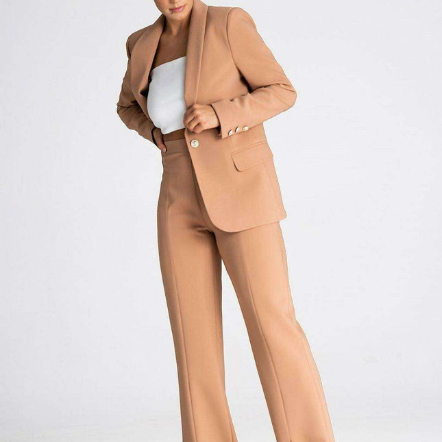 Chic Shawl Collar Button-Up Coat