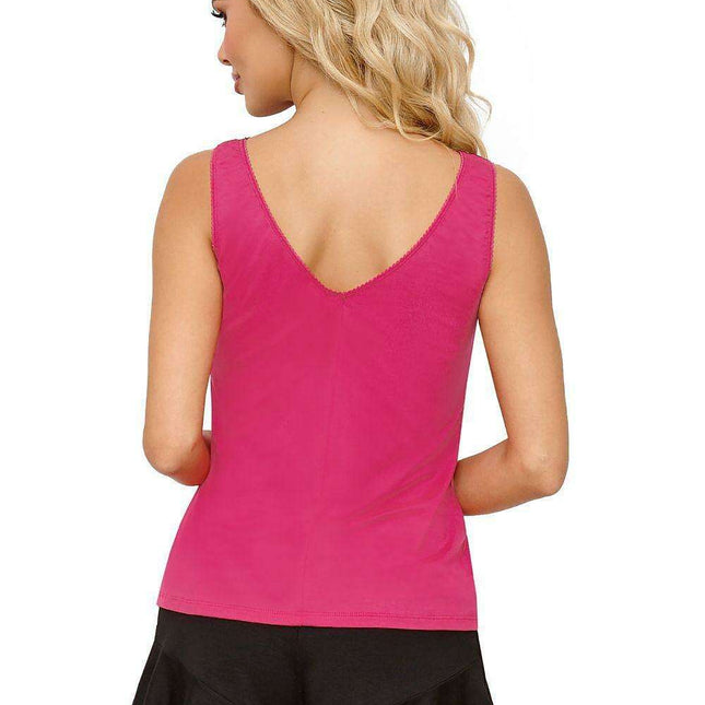 Alluring Fuchsia Floral Lace Nightwear Ensemble