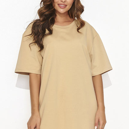 Daydress Short Tracksuit Dress With Back Cutout And Gold Bling - Très Elite