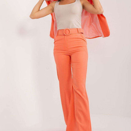 Sophisticated High Waisted Flared Trousers For Women