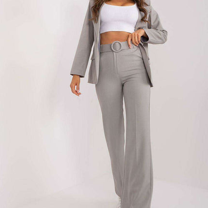 Sophisticated High Waisted Flared Trousers For Women