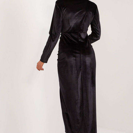 Velvet Blossom Evening Gown