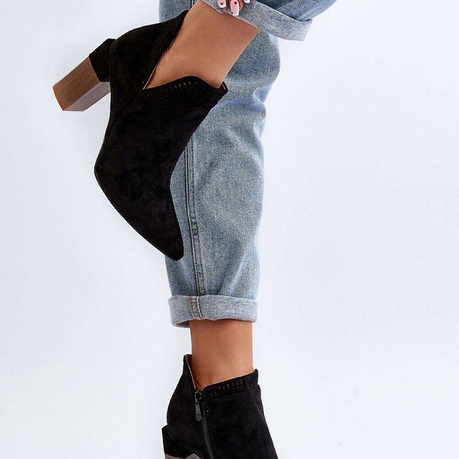 Heel boots model 192673