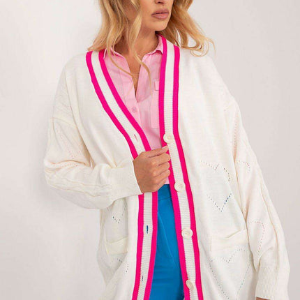 Vibrant Striped Knit Long Cardigan for Stylish Comfort