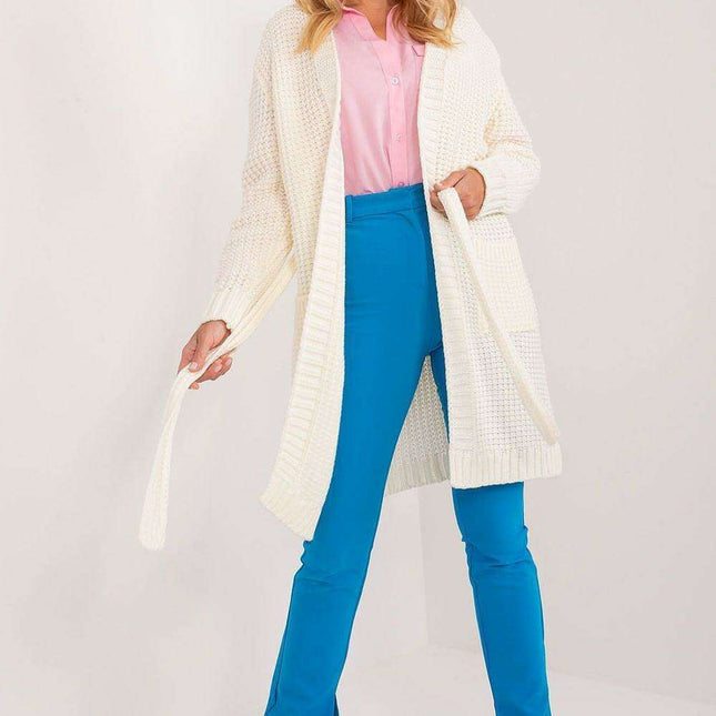 Versatile Belted Sweater Coat