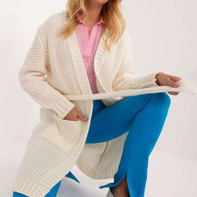 Versatile Belted Sweater Coat