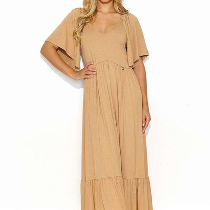 Makadamia Dreamy Ruffle Maxi Dress