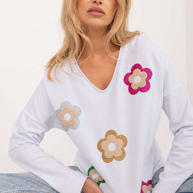 Charming Floral Cotton Blouse for Effortless Everyday Style