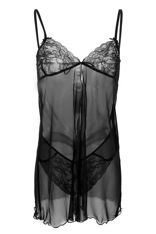 Enchanting Lace Chemise and G-String Ensemble