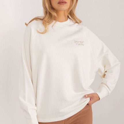 Eco-Friendly Elegance: Embroidered Organic Cotton Women's Sweatshirt