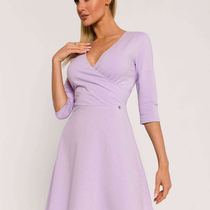 Chic Fit-and-Flare Knit Mini Dress